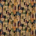 Designer Fabrics 54 in. Wide , French And Italian Wine Bottles, Themed Tapestry Upholstery Fabric DE86805